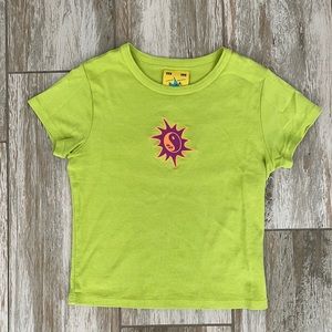 UNIF embroidered sun baby tee